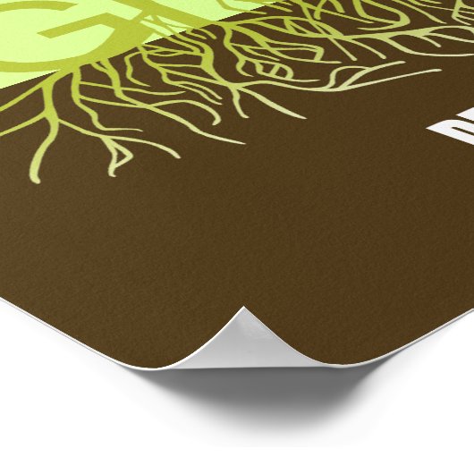 DEFORESTATION - HINTER DEM BAUM KEIN BAUM VERLASSE POSTER (Ecke)