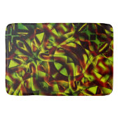 Deformierte Krawatte gebrannter, grüner Bänder Badematte (Vorderseite)