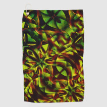 Deformierte Krawatte gebrannter, grüner Bänder