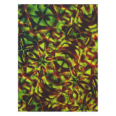 Deformierte Krawatte gebrannter, grüner Bänder Tischdecke (Vorderseite)