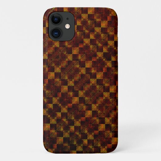 Deformiertes Schach extrem schmutzig aus Rost oder Case-Mate iPhone Hülle (Rückseite)