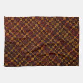 Deformiertes Schach extrem schmutzig aus Rost oder Geschirrtuch (Horizontal)