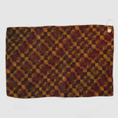 Deformiertes Schach extrem schmutzig aus Rost oder Golfhandtuch (Horizontal)