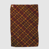 Deformiertes Schach extrem schmutzig aus Rost oder Golfhandtuch (Vorderseite)