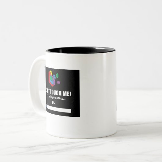 Defragment Zweifarbige Tasse (Vorderseite Links)