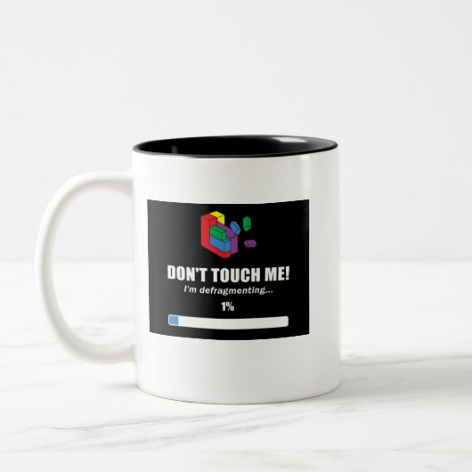 Defragment Zweifarbige Tasse (Links)