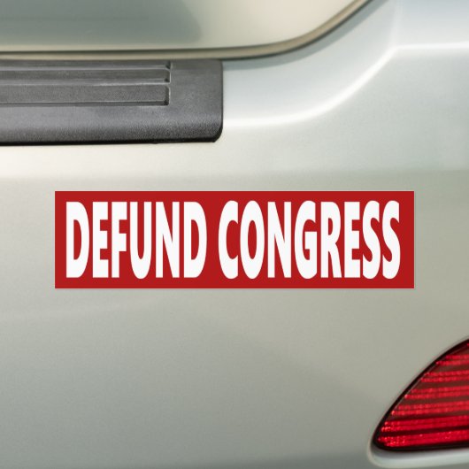 Defund Congress Autoaufkleber (Auf Auto)