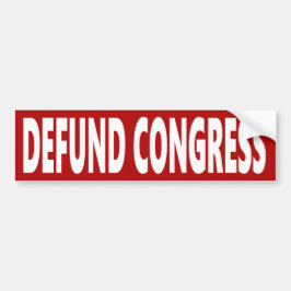 Defund Congress Autoaufkleber