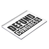 Defund-Congress Notizblock (Linke Seite)
