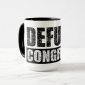 Defund Congress Tasse (Vorderseite Links)