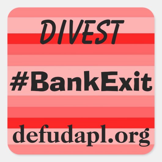 DEFUND DAPL Aufkleber (Vorderseite)