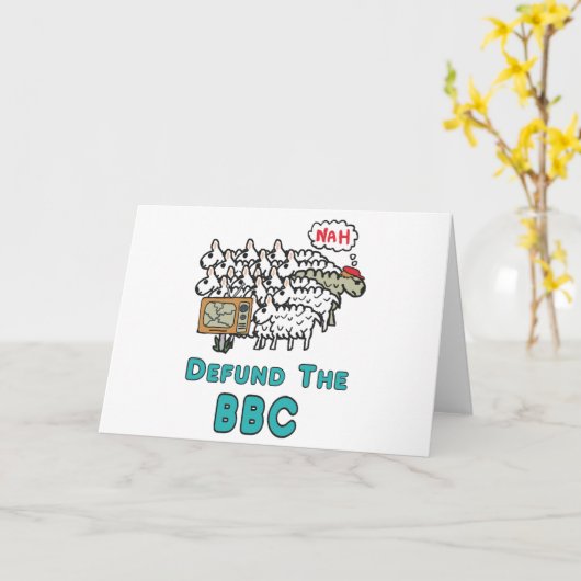 Defund der BBC Karte (Gelbe Blume)