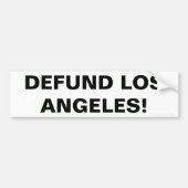 DEFUND LOS ANGELES! AUTOAUFKLEBER (Vorne)