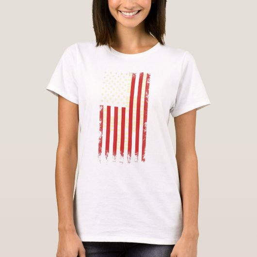 Defund Politicians Us Flag Take The Dollars Out Th T-Shirt (Vorderseite)