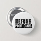 Defund-Politiker Button (Vorne & Hinten)