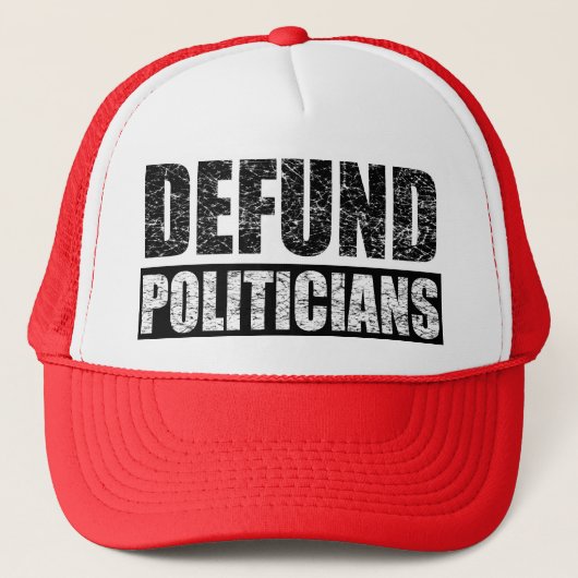 Defund-Politiker Truckerkappe (Vorderseite)
