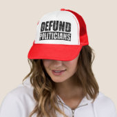 Defund-Politiker Truckerkappe (Beispiel)