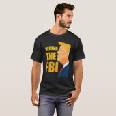 Defund the FBI Anti FBI Corruption American Flag T-Shirt (Vorne ganz)