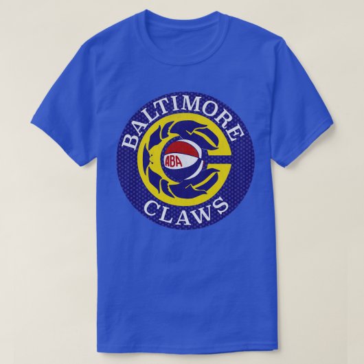 Defunkt Baltimore Claws ABA Basketball 1976 TShirt (Design vorne)