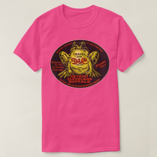 Defunktional DC Lake Lines Travel Souvenir Luggage T-Shirt (Design vorne)