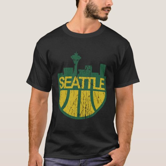 Defunktional Seattle Supersonic Skyline T-Shirt (Vorderseite)
