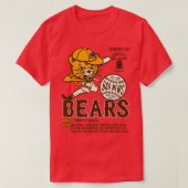 Defunktionale Bad News Bears Baseball Team T-Shirt (Design vorne)