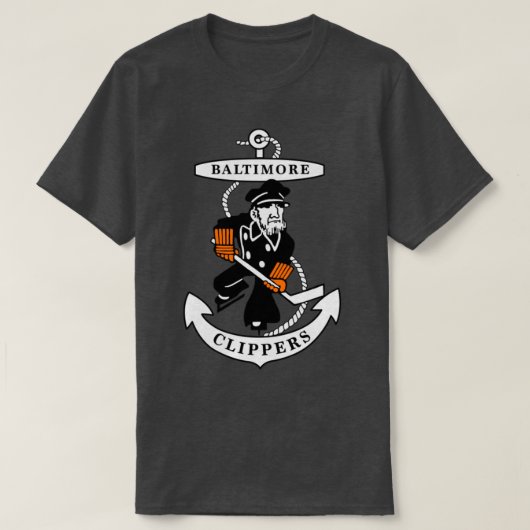 Defunktionale Baltimore Clippers Hockey T-Shirt (Design vorne)