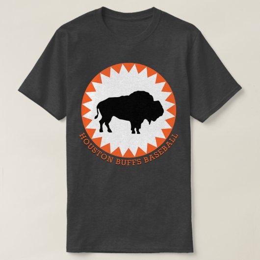 Defunktionale Houston Buffs Buffalos Minor League T-Shirt (Design vorne)