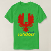 Defunktionale Pittsburgh Condors ABA Basketball T-Shirt (Design vorne)