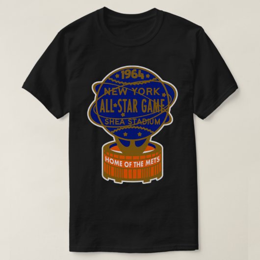 Defunktionale Shea Stadium 60er New York Baseball T-Shirt (Design vorne)