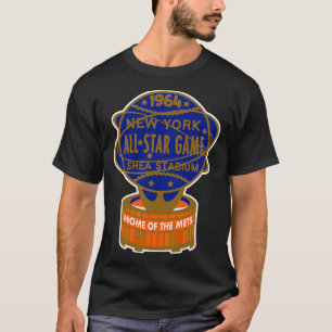 Defunktionale Shea Stadium 60er New York Baseball T-Shirt
