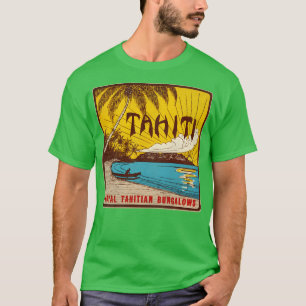 Defunktionale Tahiti Bungalows Travel Souvenir Gep T-Shirt