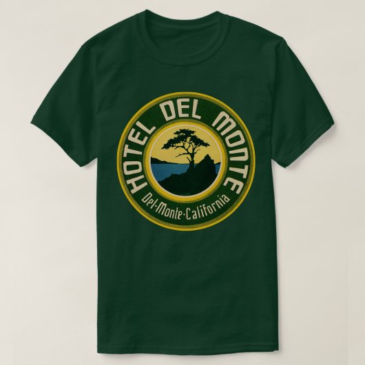 Defunktionelles Hotel Del Monte California Gepäcks T-Shirt (Design vorne)
