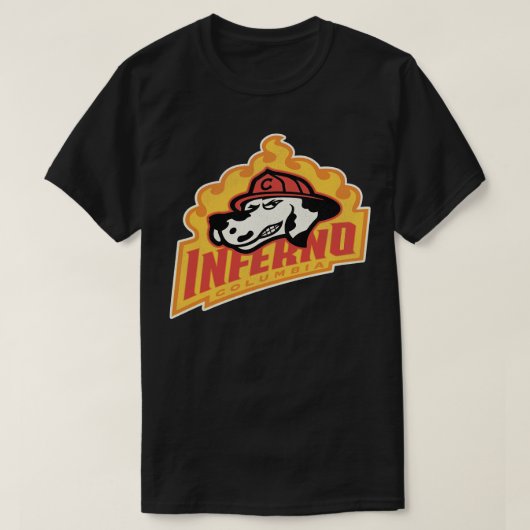 Defunktionierte Columbia Inferno Hockey Team 1 T-Shirt (Design vorne)