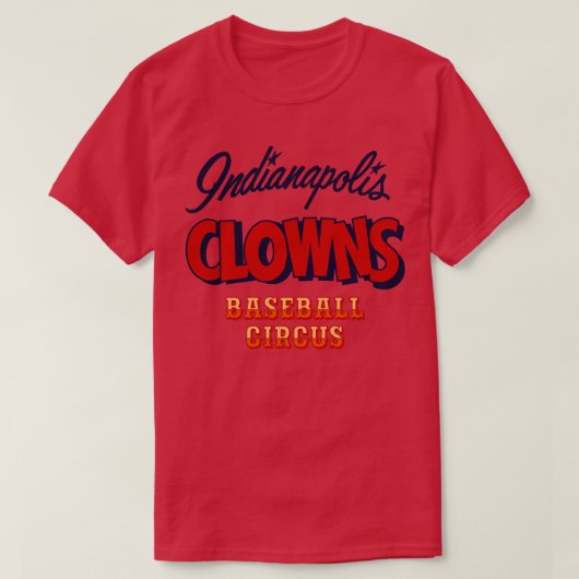 Defunktionierte Indianapolis-Clowns Baseball T-Shirt (Design vorne)