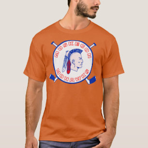 Defunktionierte Muskegon Mohawks Hockey T-Shirt