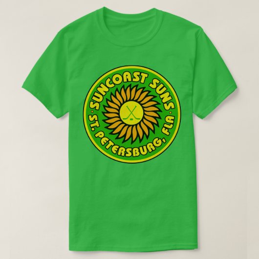 Defunktionierte Suncoast Suns Hockey Team T-Shirt (Design vorne)