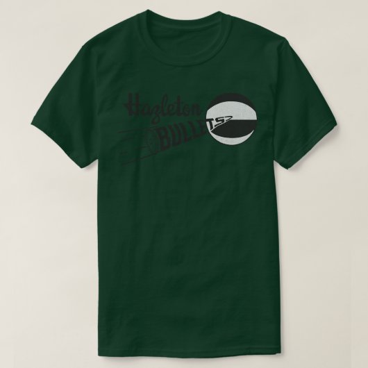 Defunktiont Hazleton Bullets EBA Basketball 1973 T-Shirt (Design vorne)