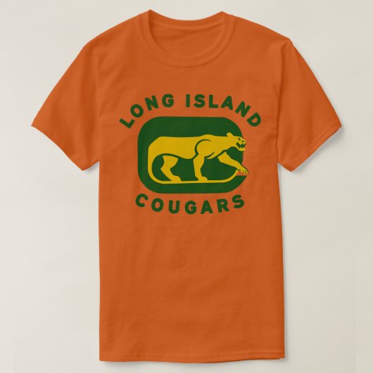 Defunktiont Long Island Cougars NAHL Hockey 1973 T-Shirt (Design vorne)