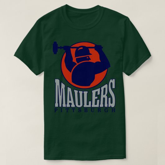 Defunktiont Pittsburgh Maulers USFL 1984 T-Shirt (Design vorne)