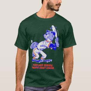Defunktiont Portland Beavers PCL Baseball 1972 T-Shirt