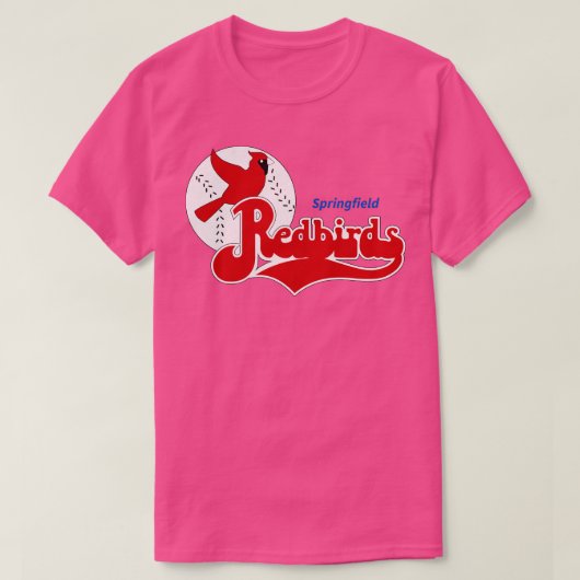 Defunktiont Springfield Redbirds Baseball 1987 T-Shirt (Design vorne)