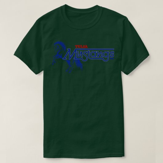 Defunktiont Tulsa Mustangs AFA 1979 T-Shirt (Design vorne)