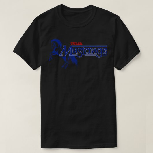 Defunktiont Tulsa Mustangs AFA 1979 T-Shirt (Design vorne)