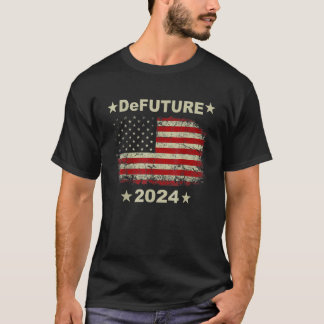 DeFUTURE 2024 Ron Desantis Florida American Flag V T-Shirt
