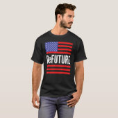DeFUTURE Ron Desantis American Flag Florida 1 T-Shirt (Vorne ganz)