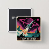 Defy The Odds Button (Vorne & Hinten)