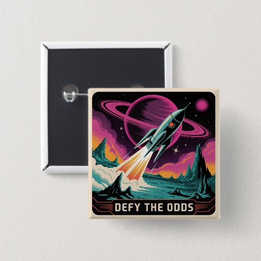 Defy The Odds Button (Vorne & Hinten)