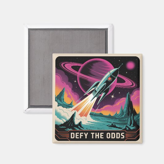 Defy The Odds Magnet (Vorderseite/Rückseite)