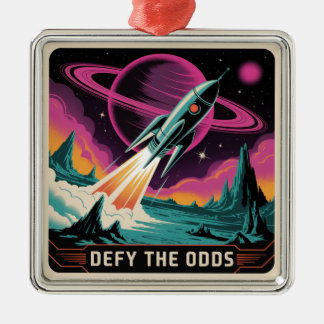 Defy The Odds Ornament Aus Metall